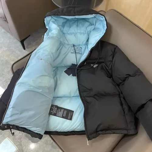 Replica Prada Down Feather Coat Long Sleeved For Women #1363626 $170.00 USD for Wholesale