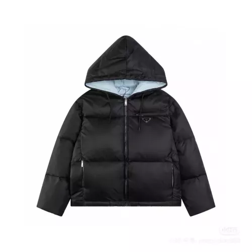Replica Prada Down Feather Coat Long Sleeved For Women #1363626 $170.00 USD for Wholesale