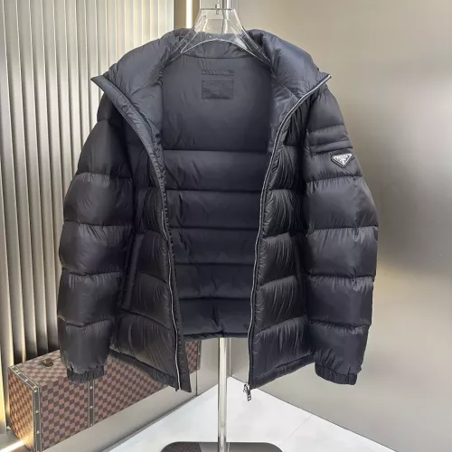 Replica Prada Down Feather Coat Long Sleeved For Men #1363650 $192.00 USD for Wholesale