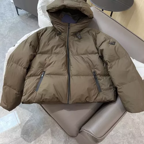 Cheap Prada Down Feather Coat Long Sleeved For Women #1363756, $$225.00 USD On Prada Down Feather Coat