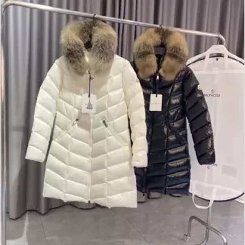 Replica Moncler Down Feather Coat Long Sleeved For Women #1363762 $225.00 USD for Wholesale