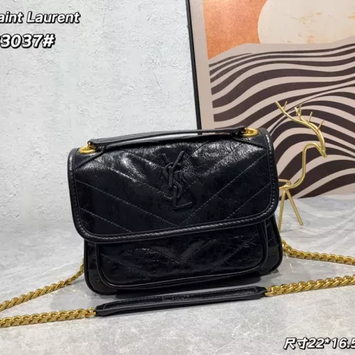 Cheap Yves Saint Laurent YSL AAA Quality Messenger Bags For Women #1363977, $$98.00 USD On Yves Saint Laurent YSL AAA Quality Messenger Bags