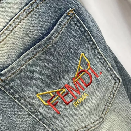 Replica Fendi Jeans For Men #1364090 $88.00 USD for Wholesale