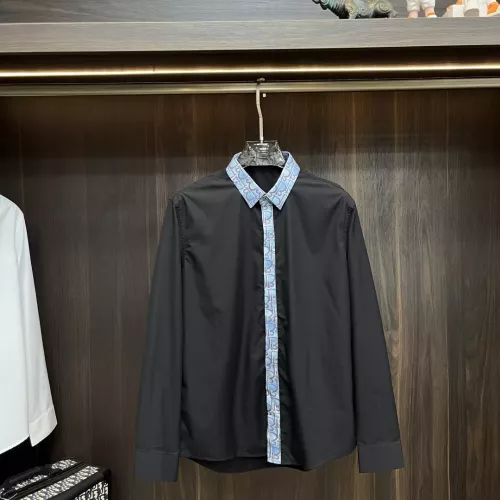Replica Christian Dior Shirts Long Sleeved For Men #1364106 $88.00 USD for Wholesale
