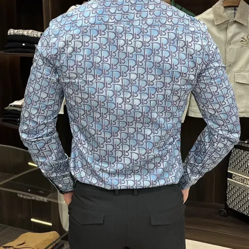 Replica Christian Dior Shirts Long Sleeved For Men #1364107 $88.00 USD for Wholesale