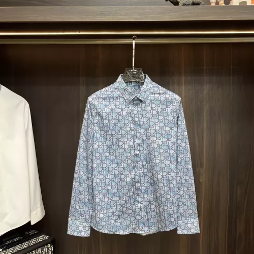 Replica Christian Dior Shirts Long Sleeved For Men #1364107 $88.00 USD for Wholesale