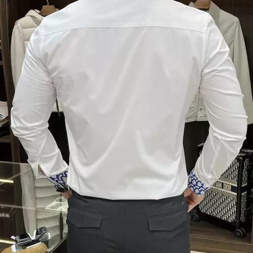 Replica Christian Dior Shirts Long Sleeved For Men #1364108 $92.00 USD for Wholesale