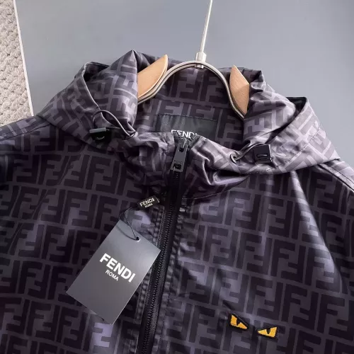 Replica Fendi Jackets Long Sleeved For Men #1364168 $80.00 USD for Wholesale