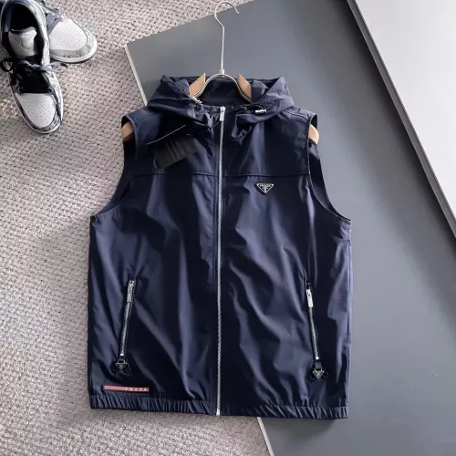 Cheap Prada Jackets Sleeveless For Men #1364191, $$68.00 USD On Prada Jackets