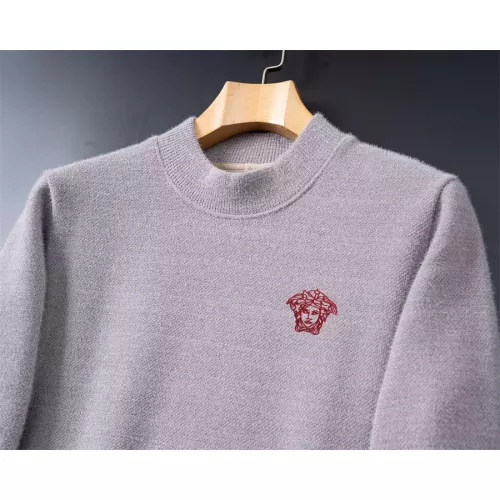Replica Versace Sweaters Long Sleeved For Men #1364219 $52.00 USD for Wholesale