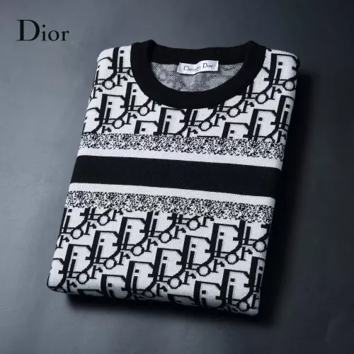 Replica Christian Dior Sweaters Long Sleeved For Men #1364291 $52.00 USD for Wholesale
