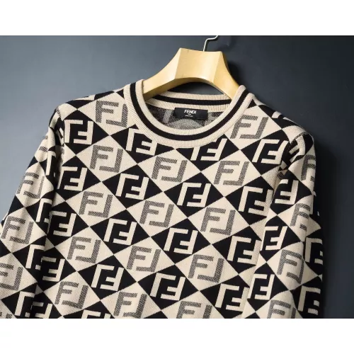 Replica Fendi Sweaters Long Sleeved For Men #1364292 $52.00 USD for Wholesale