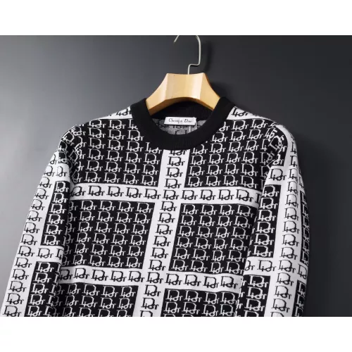 Replica Christian Dior Sweaters Long Sleeved For Men #1364294 $52.00 USD for Wholesale