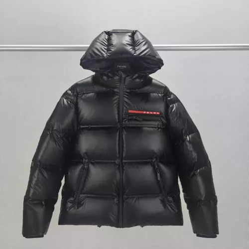 Replica Prada Down Feather Coat Long Sleeved For Men #1364352 $155.00 USD for Wholesale