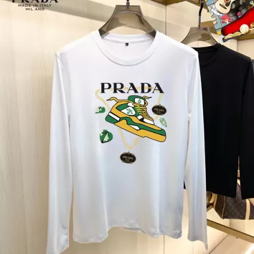 Cheap Prada T-Shirts Long Sleeved For Unisex #1364526, $$34.00 USD On Prada T-Shirts