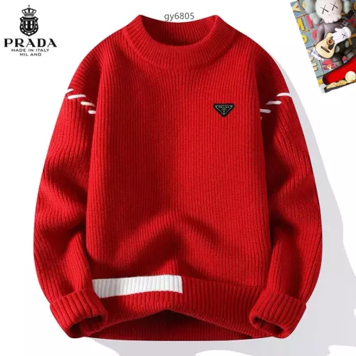 Cheap Prada Sweaters Long Sleeved For Men #1364560, $$48.00 USD On Prada Sweaters