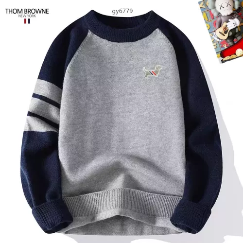 Cheap Thom Browne TB Sweaters Long Sleeved For Men #1364563, $$48.00 USD On Thom Browne TB Sweaters