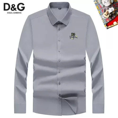 Cheap Dolce &amp; Gabbana D&amp;G Shirts Long Sleeved For Unisex #1364695, $$40.00 USD On Dolce &amp; Gabbana D&amp;G Shirts