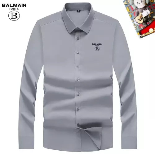 Cheap Balmain Shirts Long Sleeved For Unisex #1364731, $$40.00 USD On Balmain Shirts