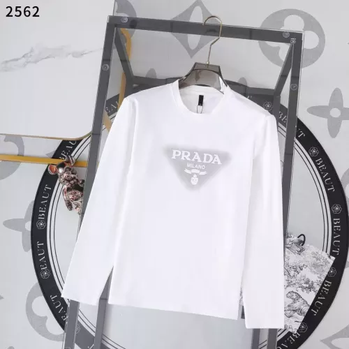 Cheap Prada T-Shirts Long Sleeved For Men #1364817, $$38.00 USD On Prada T-Shirts
