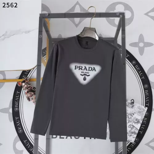Cheap Prada T-Shirts Long Sleeved For Men #1364819, $$38.00 USD On Prada T-Shirts