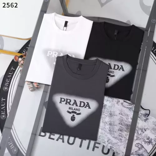 Replica Prada T-Shirts Long Sleeved For Men #1364819 $38.00 USD for Wholesale