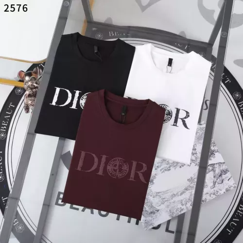 Replica Christian Dior T-Shirts Long Sleeved For Men #1364838 $38.00 USD for Wholesale