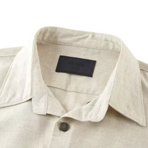 Replica Prada Shirts Long Sleeved For Men #1364841 $88.00 USD for Wholesale