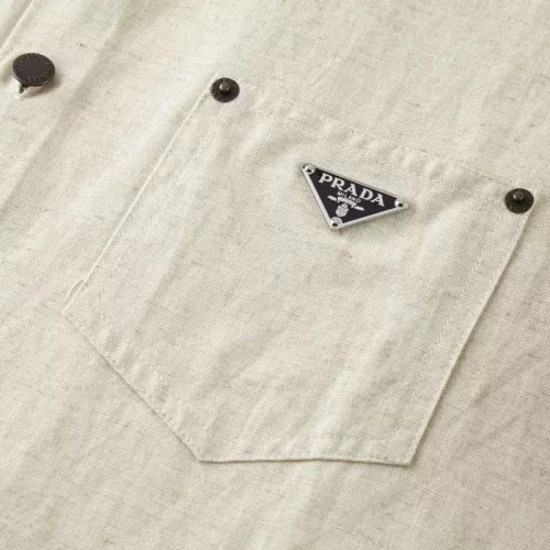 Replica Prada Shirts Long Sleeved For Men #1364841 $88.00 USD for Wholesale
