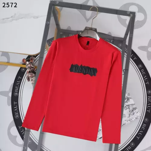 Cheap Prada T-Shirts Long Sleeved For Men #1364861, $$38.00 USD On Prada T-Shirts