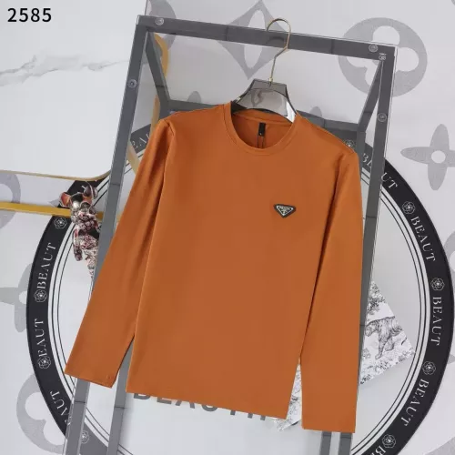 Cheap Prada T-Shirts Long Sleeved For Men #1364865, $$38.00 USD On Prada T-Shirts