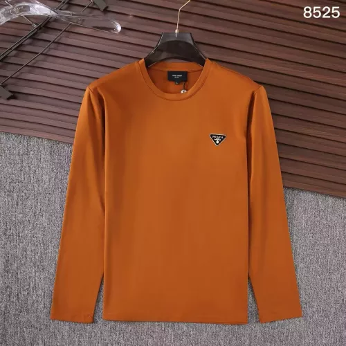 Cheap Prada T-Shirts Long Sleeved For Men #1364893, $$38.00 USD On Prada T-Shirts
