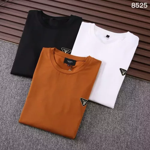 Replica Prada T-Shirts Long Sleeved For Men #1364893 $38.00 USD for Wholesale
