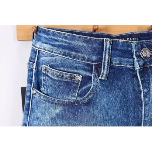 Replica Philipp Plein PP Jeans For Men #1365018 $48.00 USD for Wholesale