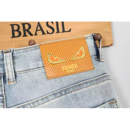 Replica Fendi Jeans For Men #1365021 $48.00 USD for Wholesale