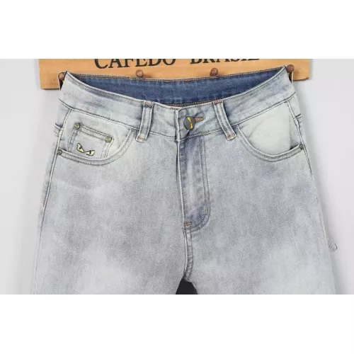 Replica Fendi Jeans For Men #1365021 $48.00 USD for Wholesale