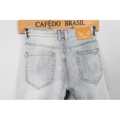 Replica Fendi Jeans For Men #1365021 $48.00 USD for Wholesale