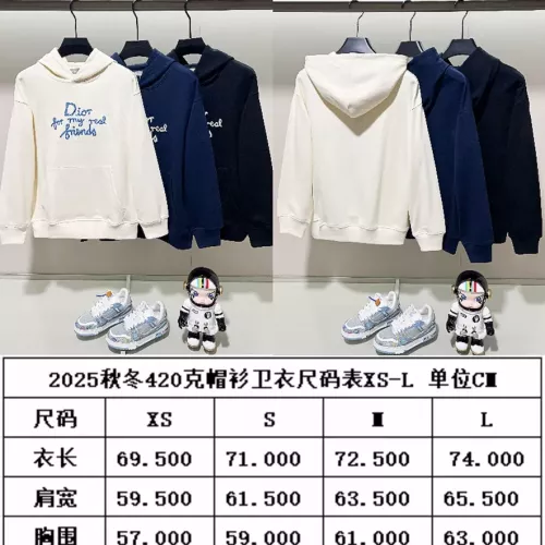 Replica Christian Dior Hoodies Long Sleeved For Unisex #1365063 $64.00 USD for Wholesale