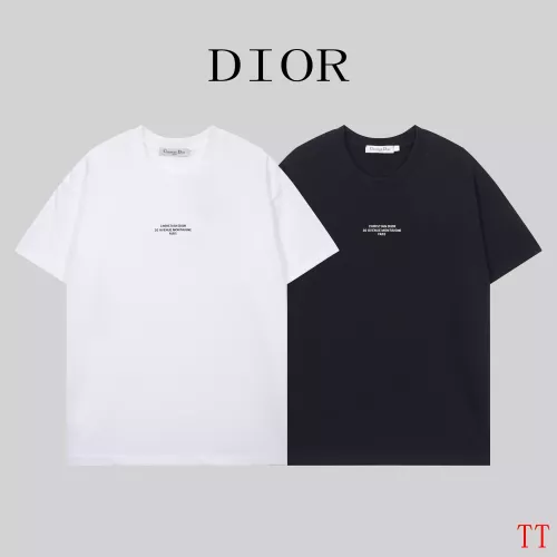 Replica Christian Dior T-Shirts Short Sleeved For Unisex #1365076 $32.00 USD for Wholesale