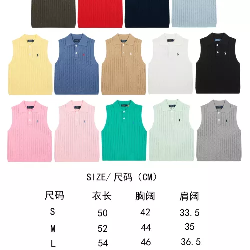 Replica Ralph Lauren Polo Sweaters Sleeveless For Women #1365233 $45.00 USD for Wholesale