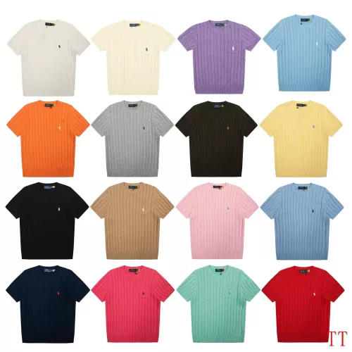 Replica Ralph Lauren Polo Sweaters Short Sleeved For Women #1365258 $42.00 USD for Wholesale