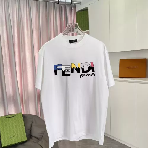 Cheap Fendi T-Shirts Short Sleeved For Unisex #1365377, $$42.00 USD On Fendi T-Shirts