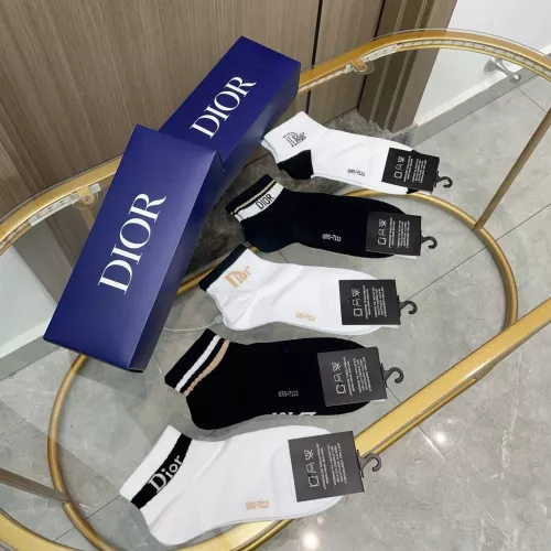 Replica Christian Dior Socks #1365532 $25.00 USD for Wholesale
