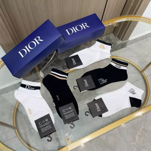 Replica Christian Dior Socks #1365532 $25.00 USD for Wholesale