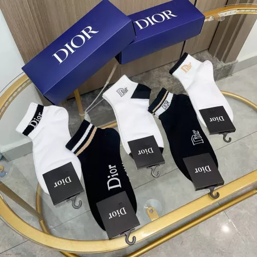 Replica Christian Dior Socks #1365532 $25.00 USD for Wholesale