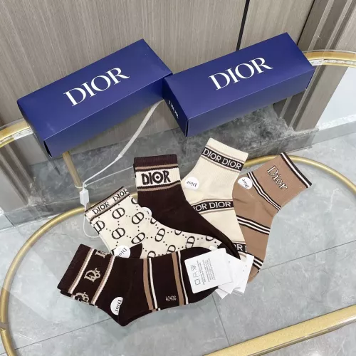 Replica Christian Dior Socks #1365534 $25.00 USD for Wholesale