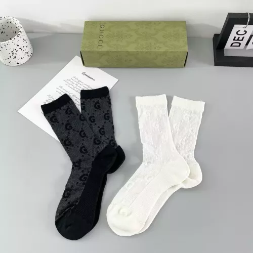 Replica Gucci Socks For Women #1365576 $25.00 USD for Wholesale