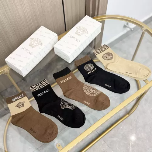 Replica Versace Socks For Men #1365592 $25.00 USD for Wholesale