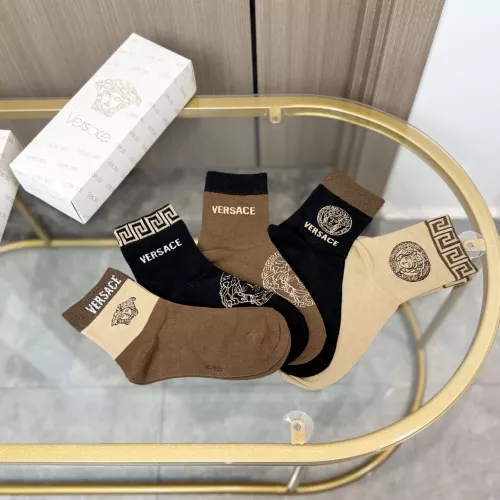 Replica Versace Socks For Men #1365592 $25.00 USD for Wholesale