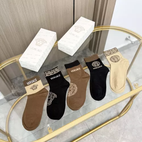 Replica Versace Socks For Men #1365592 $25.00 USD for Wholesale